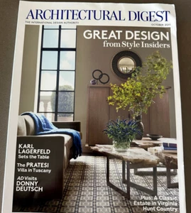 Architectural Digest October 2011 Great Design from Style Insiders - Picture 1 of 2