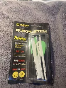 NAP Quickfletch Twister Flügel gelb/weiß 2" - Bild 1 von 4