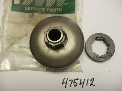 NEW PIONEER CLUTCH DRUM WITH BEARING AND 404-7 RIM SPROCKET  PN 475412 - Image 1 of 2