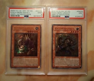 Yu-Gi-Oh Koa'ki Meiru Urnight & Ghoulungulate PSA 9 MINT 1st Ed Ultimate Rare! - Picture 1 of 4