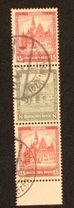 Germany, Deutsches Reich, Weimar, Se-Tenant , Michel Nr. S 91 fine used - RRR ! - Picture 1 of 1