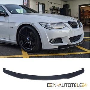 Spoilerlippe Frontlippe SCHWARZ für BMW 3er E90 E91 E92 E93 Spoilerschwert - Afbeelding 1 van 6