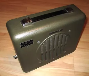 vintage Telefunken Lautsprecher SG 42 Bundeswehr Militär 100V ELA-Anlage Metall - Bild 1 von 9