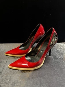 Stiletti Casadei in pelle verniciata rossa - Foto 1 di 6