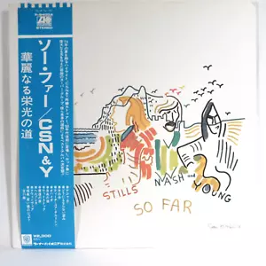 CROSBY, STILLS, NASH & YOUNG ‎– So Far  1974 1st Japan LP NM  insert & OBI - Picture 1 of 5