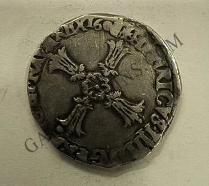 Francia y Navarra Enricus IV 1606 1/4 de ECU ceca de Nantes - Imagen 1 de 2