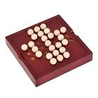 Board Game Wood Convinient Funny Party Games Peg Solitaire Tabletop Decor IQ