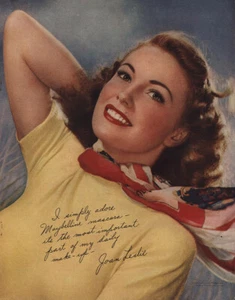 1947 Maybelline: Joan Leslie Vintage Print Ad - Picture 1 of 1