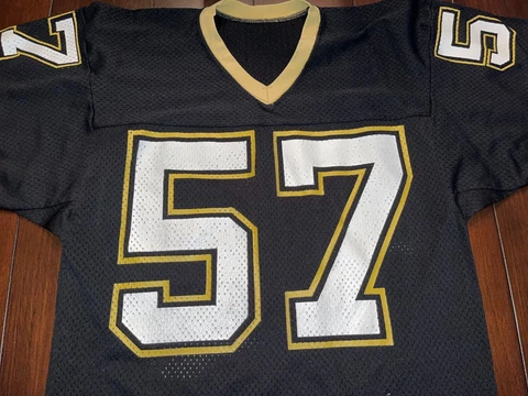Vintage New Orleans Saints Rickey Jackson #57 Sand-Knit Medalist Jersey - Size M Cover