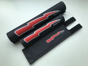 PELIGROSO BMX RELÁMPAGO ALMOHADILLA OLDSCHOOL ROJO BLANCO - Imagen 1 de 4