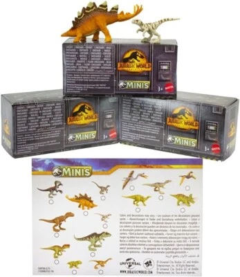 ~ Jurassic World ~ Minis Figuren Blindbox 1 Special Dino / 2er Set Dino - NEU