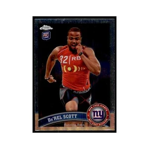 2011 Topps Chrome Da'Rel Scott RC Football Cards #32 - Picture 1 of 3