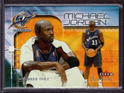 Michael Jordan 2001-02 Fleer Exclusive Members Only Card #109 Wizards - Image 1 of 2