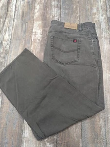 Woolrich Jeans Mens 38x28 Dark Loden Straight 5 Pocket Cotton Gray Green - Bild 1 von 19