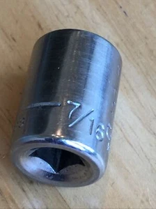 Vintage Craftsman EE Series 1/4” inch drive  7/16” 6 point socket - Picture 1 of 3