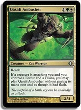 Qasali Ambusher Shards of Alara NM White Green Uncommon MAGIC CARD ABUGames