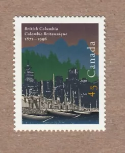BRITISH COLUMBIA = VANCOUVER SKYLINE = Canada 1996 #1613 MNH - Picture 1 of 1