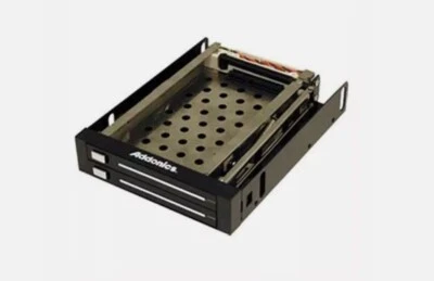 Addonics 2.5in Internal SSD/HDD Dual Snap-in 2-Bay Mobile Rack - Image 1 of 4