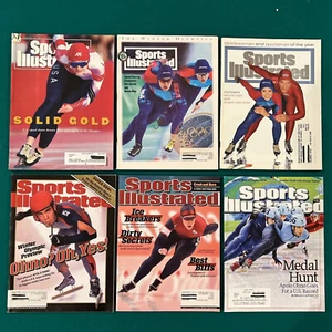(6) Verschiedene Speed Skating Sport illustrierte Zeitschriften Blair Ohno Dan Jansen - Bild 1 von 9