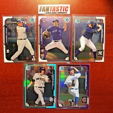 2015 Bowman Chrome YOU PICK Draft, Prospects RC FY, Refractor, etc