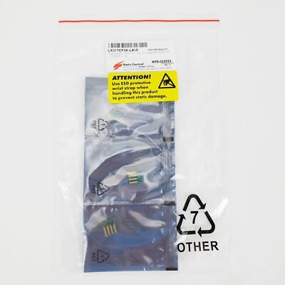 10 x Toner Reset Chips for Lexmark MS317 MX317, 2.5k Yield, 51B4000, New Sealed! - Image 1 of 4