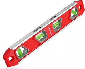 12 Inch Torpedo Level, Magnetic Small Leveler Tool, Plumbing Level with Pitch... - Picture 1 of 1