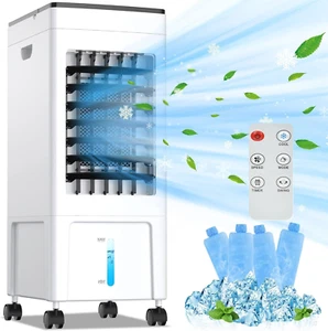 Condizionatore Portatile,Condizionatore D'Aria Mobile 4 in 1,Ventilatore Con Ghi - Foto 1 di 12