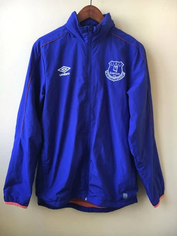 Everton FC Umbro Football Soccer track top full zip jacket. Size S Cover