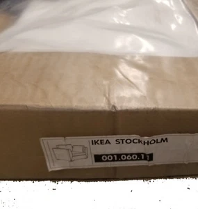 IKEA STOCKHOLM 1.5 seat Armchair Slipcover ROSTANGA WHITE Chair Cover - Picture 1 of 5
