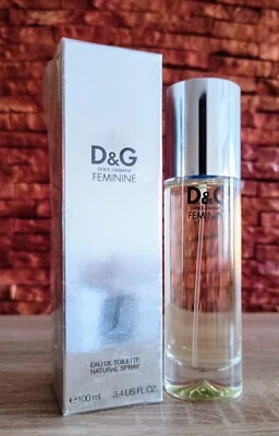 Dolce and Gabbana D&G 女性淡香水 100 毫升 3.4 液量盎司 全新带盒 — 第 1/4 张图片