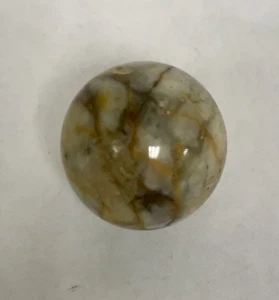 Kugel Stein Hartschale - Marmor Dunkelbraun Nr. 26 - Picture 1 of 1