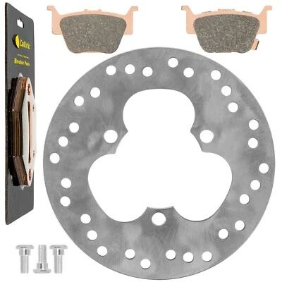 Rotor de disco de freno trasero con pastillas pernos para Honda TRX450R arranque 2006 2007-2009 Foto 1 de 4