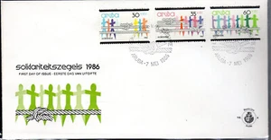 1986 FDC First Day Cover Aruba NVPH E004 /  E  4 Blanco Open Klep - Bild 1 von 1