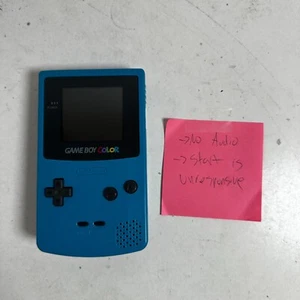 Nintendo Game Boy Color CGB-001 Blue 2.3" LCD Handheld Video Gaming Console - Picture 1 of 13