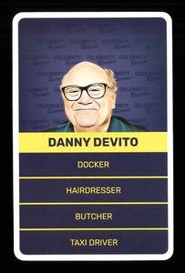 1 x info card celebrity DANNY DEVITO - A018