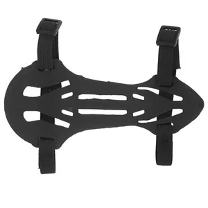 black Rubber Archery Arm Guards Adjustable Safe Elastic Recurve Bow HG - Picture 1 of 24