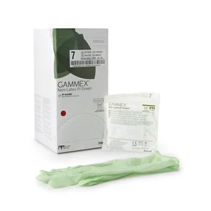 GAMMEX Non-Latex PI Green Polyisoprene Surgical Glove - 200 per Case - Picture 1 of 4