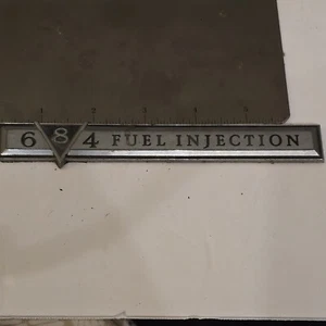 Cadillac 684 Injection Carburant Voiture Badge Emblème Cadillac Voiture Emblème 6,25" - Photo 1/3