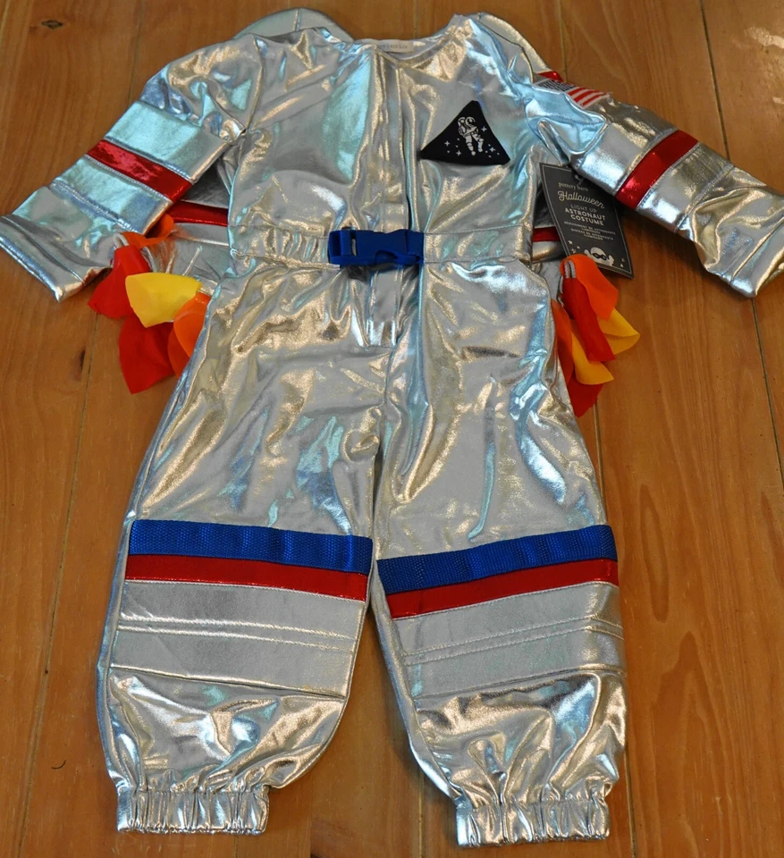 Novo traje infantil Pottery Barn Kids Light Up ASTRONAUT tamanho 2T - Imagem 1 de 3