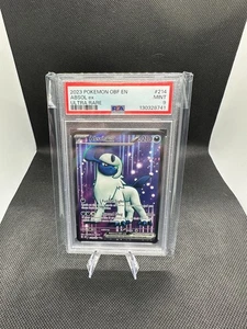 2023 Pokemon Obsidian Flames Absol Ex #214 Ultra Rare PSA 9 Mint Graded Card - Picture 1 of 1