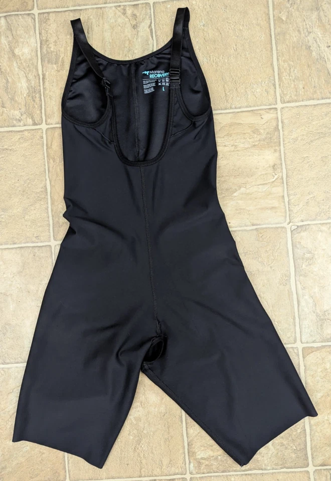 Marena Recovery sz L Post Surgery Compression Bodysuit black excellent 1691 - Image 1 of 4