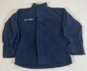 US Navy Coat 2POC Two Piece Flame Resistant Uniform Coat Blue X-Small X-Short - Picture 1 of 4
