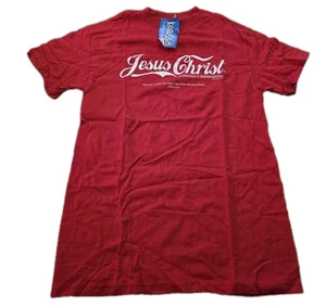 Vintage Jesus Christ Shirt Mens Coca Cola John 4:14 Eternally Refreshing Y2K S - Bild 1 von 6