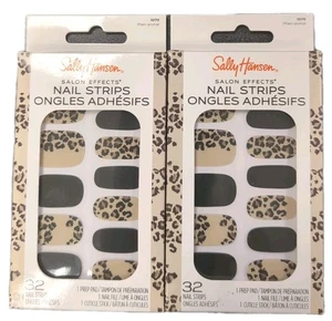 Sally Hansen Salon Effects Nail Strips - 32 Strips in Phen-animal  ✨ Lot Of 2 - Picture 1 of 2