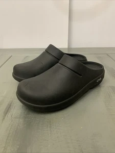 Sandales sabots femme Oofos Oocloog pointure 6 récupération noir chaussures à enfiler - Photo 1/9
