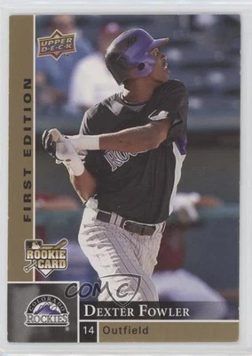Upper Deck 2009 primera edición Dexter Fowler #102 novato radiocontrol Foto 1 de 2