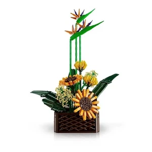 Mould King 10024 Strelitzien fiori bouquet 1608 mattoncini di bloccaggio NUOVO IMBALLO ORIGINALE - Foto 1 di 6