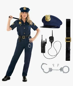 Disfraz de oficial de policía Morph - Disfraz de policía para mujer adulta, talla grande - Imagen 1 de 3
