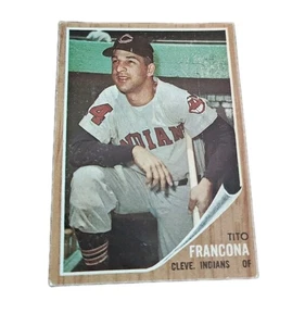 baseball karte 1962 Topps Tito Francona Cleveland Indians OF #97 Vintage - Bild 1 von 2