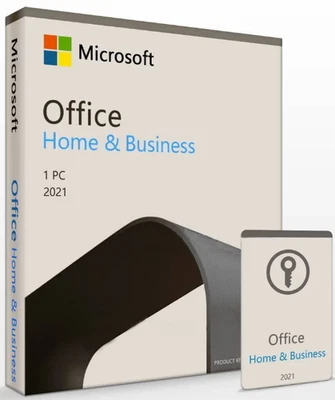 Office 2021 Home and Business 1PC Lifetime Package DVD for windows - Image 1 of 3